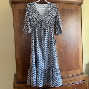 Flouncy summer to fall dress